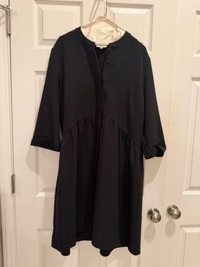 Tuckernuck Black Midi A-Line Dress